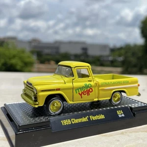 Rare 1:64 Scale 1959 Chevy Fleetside Pickup Truck Metal Alloy Model Car - Picture 1 of 8