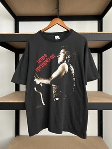 Vintage 90s Bruce Springsteen Tour Black T-shirt Sz XXL - Picture 1 of 14