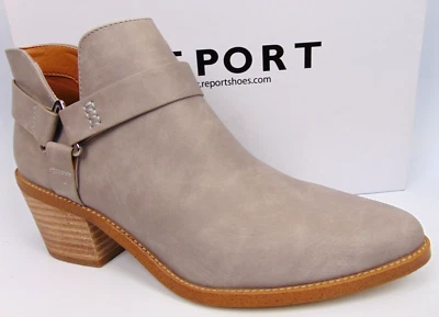 Report Orleana Ankle Boots Pointed Toe Western, Women's Size 8.0 M, Gray NEW - Image 1 of 4
