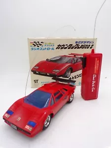 Vintage 1980 Nikko Japan 1/24 Lamborghini Countach LP500S RC Car MIB Taiyo - Picture 1 of 16