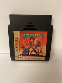 GAUNTLET Tengen Black Cart Nintendo Entertainment System NES 1987 TESTED/WORKS