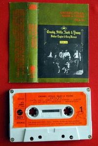 CROSBY,STILLS,NASH & YOUNG DEJA VU 1980 RARE EXYUGO CASSETTE TAPE - Picture 1 of 1