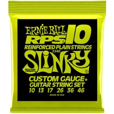 Saiten E-Gitarre Ernie Ball Slinky RPS EB2240, 010-046 Gitarrensaiten E- Gitarre