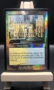 Hallowed Fountain (Retro Frame) (Serial Numbered 39/500) Ravnica Remastered Foil - Picture 1 of 2