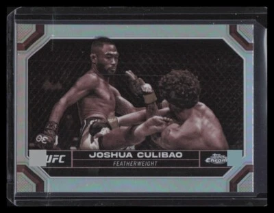 2024 Topps Chrome UFC #101 Joshua Culibao Sepia Refractor Card - Image 1 of 2