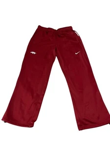Arkansas Razorbacks Nike Track Pants Men’s SZ:M Fleece Lined, With Front Pockets - Picture 1 of 6