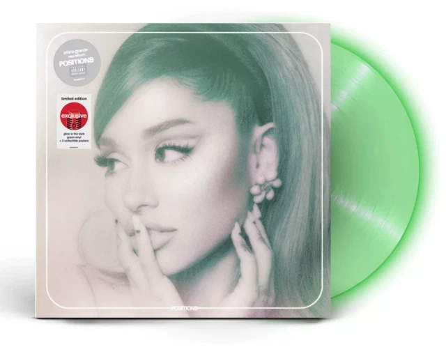 ARIANA GRANDE POSITIONS [GLOW-IN-THE-DARK LP] NEW LP - Image 1 of 1