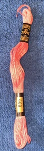 Vtg DMC 25 Embroidery Floss Made In France Pink #899 - Picture 1 of 4