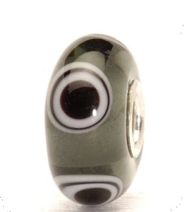 TROLLBEADS Eye Bead 61300 Retired Eye Bead Glass Sterling Silver 61300 New - Picture 1 of 14