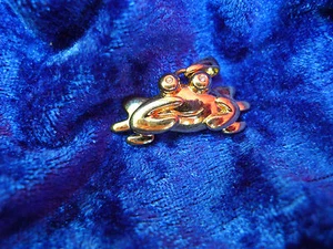 schöner ausgefallene Anhänger__Frosch__Pierre Lang_ mit Glitzerstein... ! - Bild 1 von 1