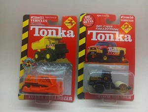 LOT OF 2 - 2000-02 TONKA MAISTO Construction Vehicles - 1/64 DIECAST NIP - Bild 1 von 3
