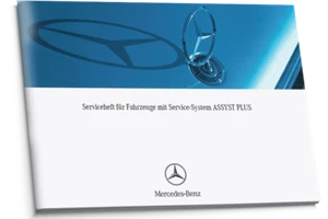 Niemiecki zeszyt serwisowy Mercedesa Klasy C - Zdjęcie 1 z 3