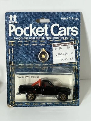 Coches de bolsillo Tomica Tomy No. nuevos en paquete Coche diecast camioneta Toyota Hilux 61 4x4 Foto 1 de 4