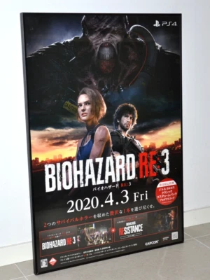 BioHazard RE:3 - Authentic Promotional B2 Poster Japan - Resident Evil 3 - 2020 - Image 1 of 4