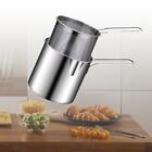 Stainless Steel Deep Frying Pot With Basket For Camping Chicken