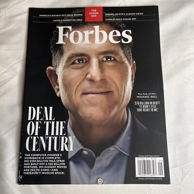 Forbes Magazine Dell Computers Self-Made Women Crypto August September 2021 - Image 1 of 4
