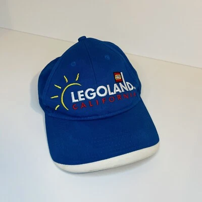Sombrero Juvenil Legoland Azul California Bordado Gorra Lego Parque Temático Correa Trasera Foto 1 de 4