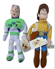 WALT DISNEY WORLD Toy Story 2 BUZZ LIGHTYEAR & Woody Bean Bag Toy NEW w/ TAG