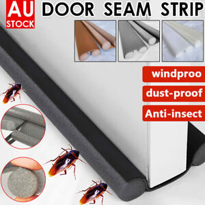 Flexible Door Bottom Sealing Strip Guard Wind Dust Threshold Seal Draft Stopper 