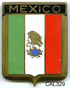 CAL329 - PLAQUE DE CALANDRE AUTO - MEXICO - Bild 1 von 1