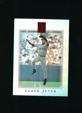 2003 Topps Tribute Contemporary Derek Jeter #40 Red Parallel Harp /225 EX cond