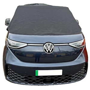VW ID BUZZ windscreen Cover deluxe tailored black out camping cover wrap around - Picture 1 of 6