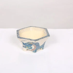 Japanese Bonsai Tree Pot Yuki Shoseki Hexagonal dragon pot - Picture 1 of 3