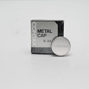 Genuine Contax K-34 Metal Lens Cap - Picture 1 of 2