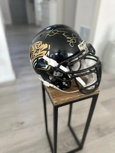 Fred Taylor Autographed Jaguars F/S Schutt Helmet-Beckett W Hologram *Gold - Picture 1 of 19