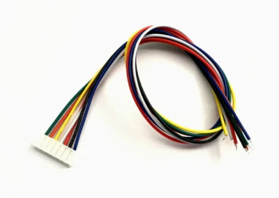 7-pin JST-EH 2.5mm female housing connector socket PCB 30cm 26AWG wire 50pcs  - Image 1 of 3