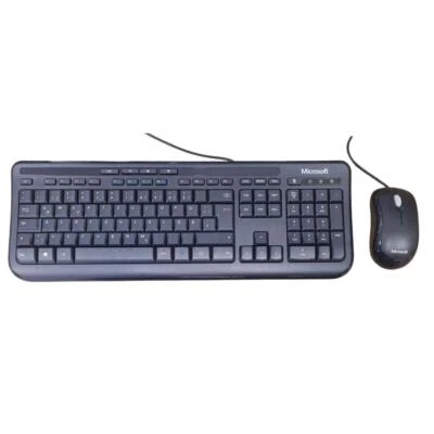 Microsoft 600 Keyboard and Mouse USB Wired German QWERTZ Layout - Image 1 of 4