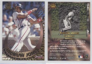 1997 Pacific Crown Collection Card-Supials Andruw Jones #21