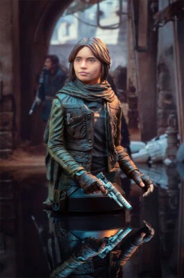 GENTLE GIANT STAR WARS ROGUE ONE JYN ERSO 1/6 SCALE BUST BRAND NEW #9/3000 *US* - Image 1 of 4