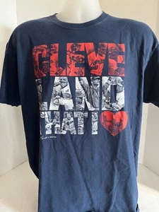 Cleveland Indians GV ART + Design T-Shirt Navy Size XL - Picture 1 of 9