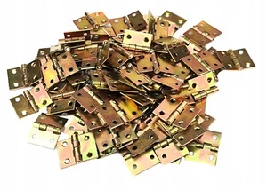 ZOXA Scharniere für Möbel Schrauben für Schatullen Möbel Mini Scharniere 100 stk - Bild 1 von 10