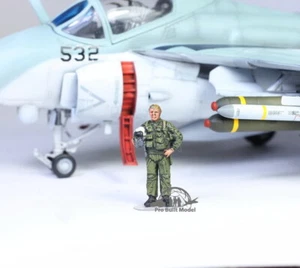 US Jet Fighter Pilot 1:72 Pro Built Model # 3 - Imagen 1 de 4