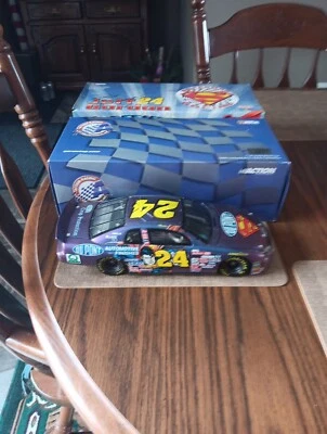 Jeff Gordon #24 Dupont Superman 1999 Monte Carlo Action 1:18 Scale Die Cast Car - Image 1 of 4