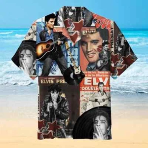 Elvis Presley 04 - Unisex HAWAIIAN Shirt, Gift For Men and Women S-5XL US Size - Picture 1 of 2