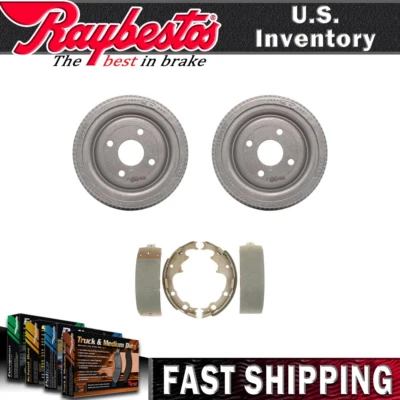 For Dodge Caravan Mini Ram 1985 1984 Rear Kit Brake Drums & Brake Shoes New - Image 1 of 4