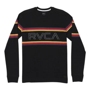 RVCA "VHS" Long Sleeve Crew Tee (Black) Herren Grafik T-Shirt - Bild 1 von 1