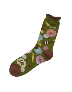 M.&KYOKO Candy Gradient Socks Green Made in Japan - Picture 1 of 5