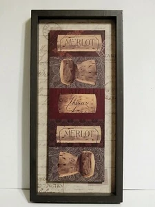 Merlot Shiraz Bar 13 x 6 Home Wall Decor - Picture 1 of 7
