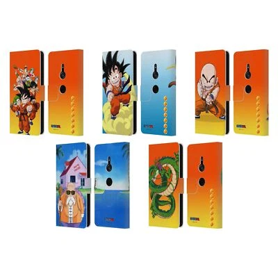 OFFICIAL DRAGON BALL CHARACTERS LEATHER BOOK WALLET CASE COVER FOR SONY PHONES 1 - Image 1 of 4