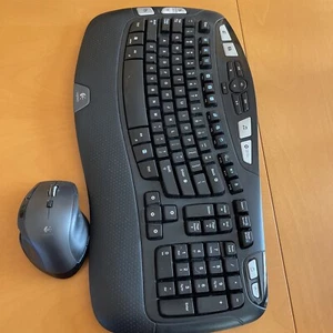 Logitech Cordless Desktop Wave Pro, US, MPN: 920-000919)preowned - Picture 1 of 12