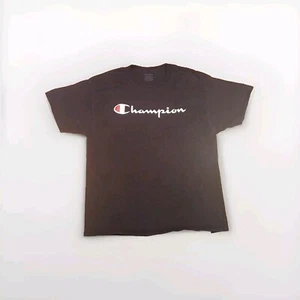 Champion T-Shirt Men's Jersey Tee Classic Fit Script Logo - Picture 1 of 3