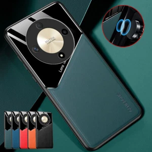 Funda trasera de cuero TPU magnética delgada para Honor Magic6 Lite 5 Pro 90 X8A X9B - Imagen 1 de 28