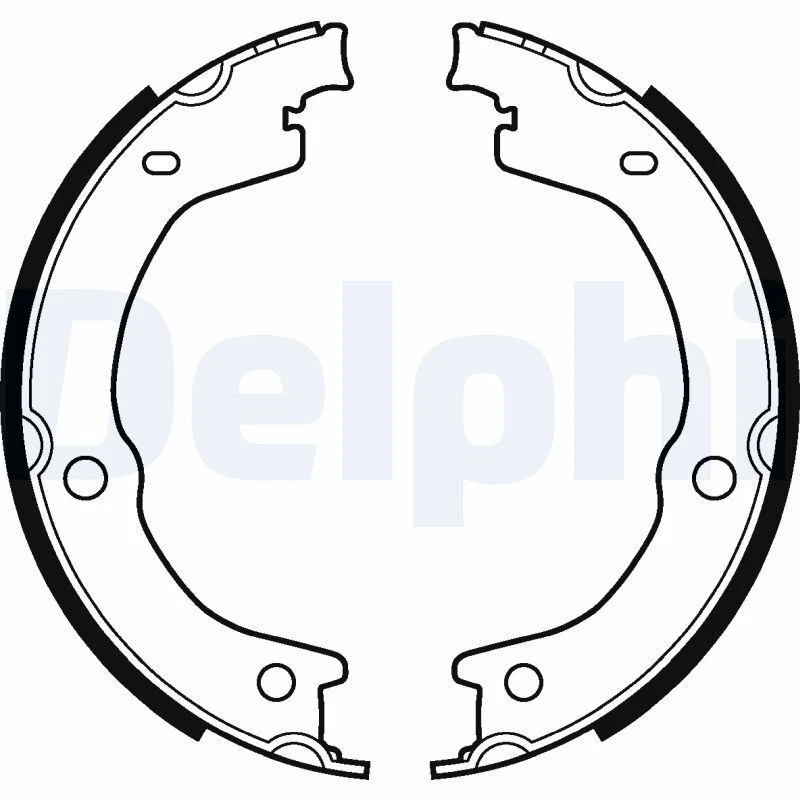 DELPHI (LS2118) Bremsbackensatz Handbremse hinten für SSANGYONG - Bild 1 von 1
