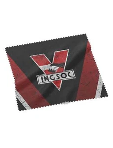 INGSOC Logo Vintage Brillenputztuch 1984 Big Oceania Brother George Orwell - Bild 1 von 2