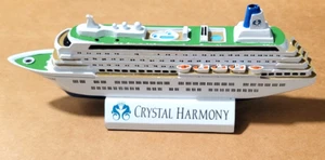 Crystal Harmony Cruise Ship Resin Model Replica NO BOX - Picture 1 of 9