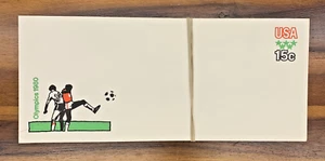 Lot of 47 USA 1980 Olympics Soccer Prepaid Envelopes 1979 Letter Size Unused NOS - Picture 1 of 8